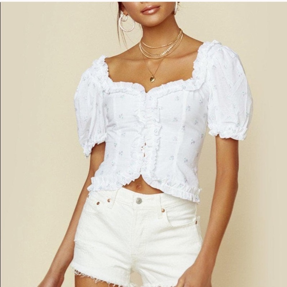 For Love & Lemons NWOT Delilah Top Size L